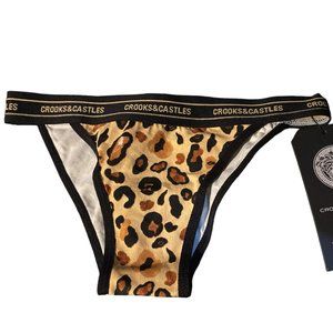 Crooks & Castles Cheetah Print Tanga Extra Small